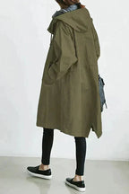 Alba | Women's Rain Coat | Waterproof, Oversized Hood | Urban Style