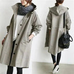 Alba | Women's Rain Coat | Waterproof, Oversized Hood | Urban Style