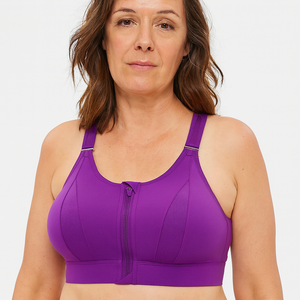 Women Sports Bra High Support Wire Free