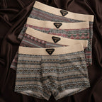 Men Organic Cotton Boxer Briefs Retro