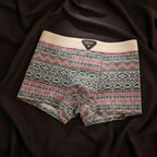 Men Organic Cotton Boxer Briefs Retro