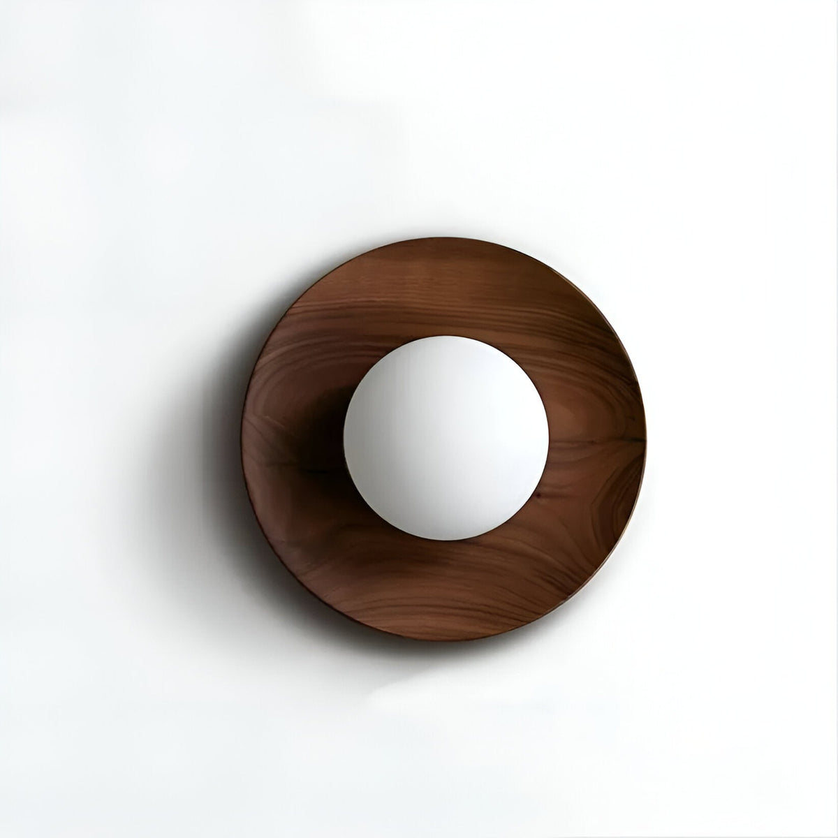 Marlow | Wall Light | Scandinavian Round Frame, Globe Shade | Indoor