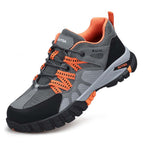 Marlow | Men's Steel Toe Safety Shoes | Anti-Smash, Slip-Resistant | Grey
