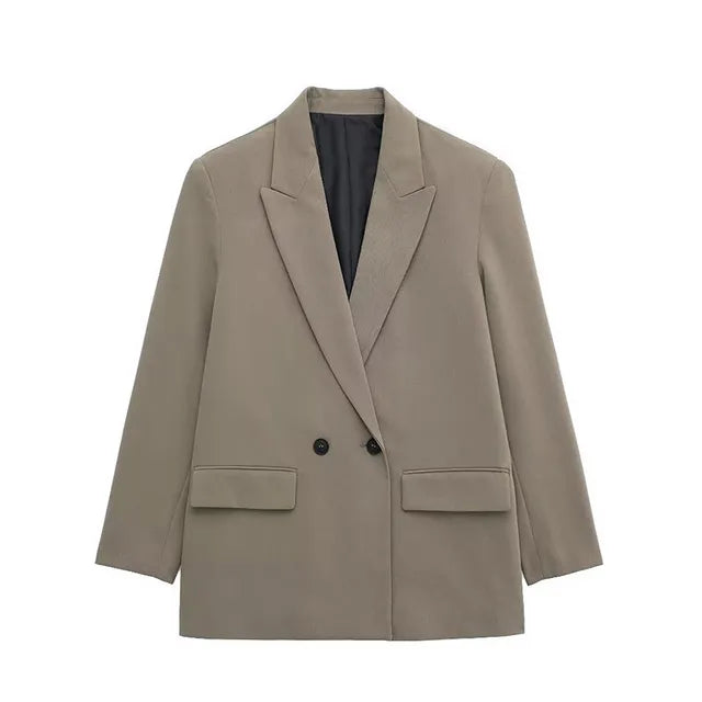 Oversized Blazer Women Structured Classic Lapels | Bexcellent