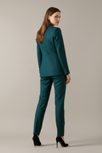 Willa | Women's Blazer Set | One Button, Straight Trousers | Smart Casual