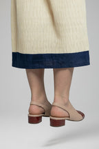 Delphine | Women's Block Heel Sandals | Leather, Buckle, Open Toe