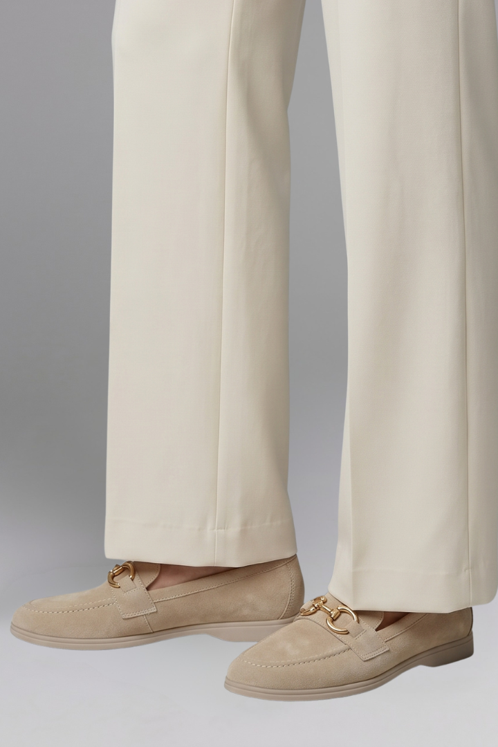 Women Suede Loafers Slip On Flat