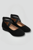 Kestrel | Women's Orthopaedic Flat Shoes | Slip-On, Elastic Strap | Everyday
