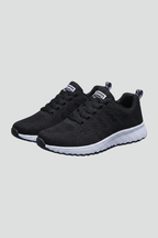 Women Orthopaedic Walking Shoes Knit Mesh Lace-Up