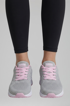 Women Orthopaedic Walking Shoes Knit Mesh Lace-Up