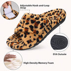 Womens House Slippers | Orthopedic Memory Foam, Adjustable Fit