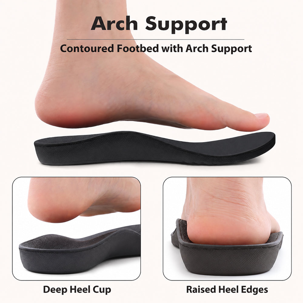 Womens House Slippers | Orthopedic Memory Foam, Adjustable Fit