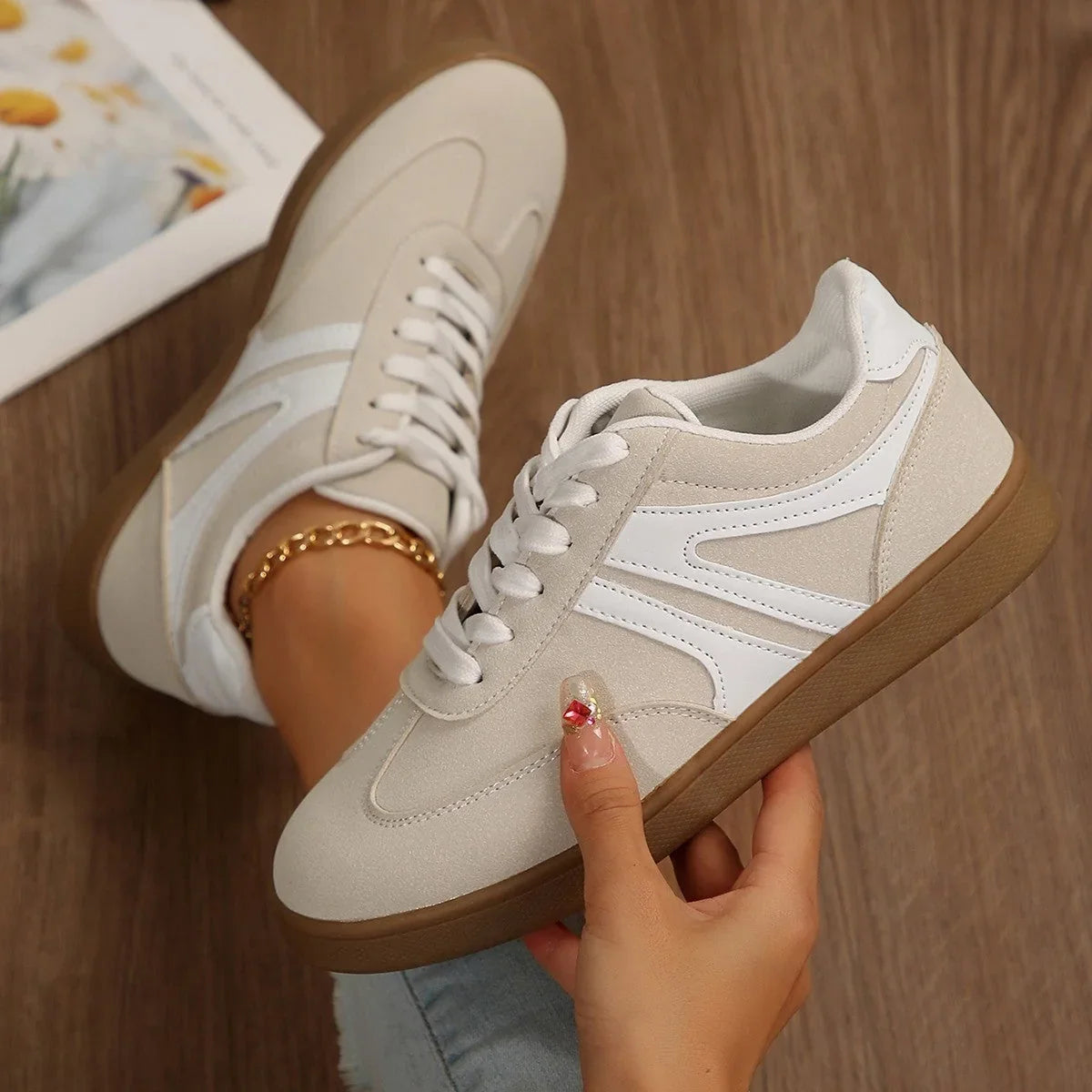 Womens Orthopedic Shoes Wide Fit Casual Sneakers Arch Support