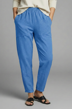 Maren | Women's Trousers | Elastic Waist, Side Pockets | Ankle Length