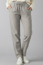 Maren | Women's Trousers | Elastic Waist, Side Pockets | Ankle Length