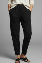 Maren | Women's Trousers | Elastic Waist, Side Pockets | Ankle Length