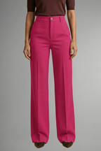Kestrel | Women's High Waist Trousers | Straight Leg, Pull-On | Stretch