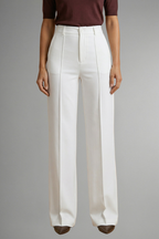 Kestrel | Women's High Waist Trousers | Straight Leg, Pull-On | Stretch