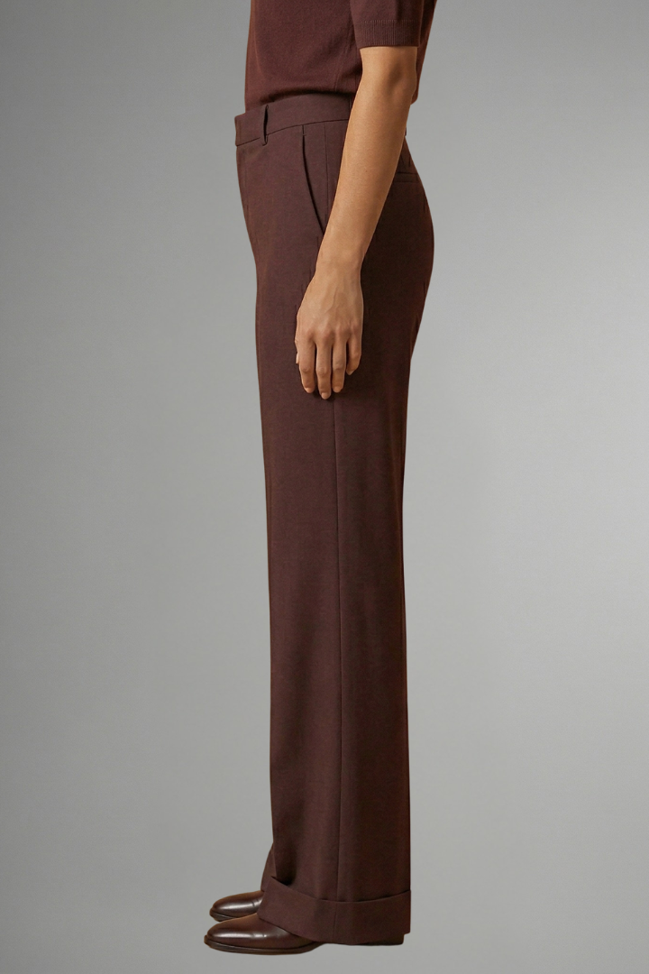 Kestrel | Women's High Waist Trousers | Straight Leg, Pull-On | Stretch