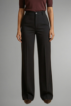 Kestrel | Women's High Waist Trousers | Straight Leg, Pull-On | Stretch