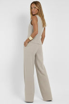 Cosima | Women's Two Piece Set | V-Neck Waistcoat & Trousers | Everyday