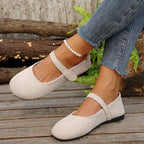 Orthopedic Flats Women Wide Fit Mary Jane Non Slip Comfort Shoes