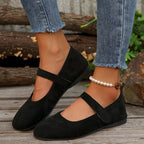 Orthopedic Flats Women Wide Fit Mary Jane Non Slip Comfort Shoes