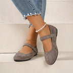 Orthopedic Flats Women Wide Fit Mary Jane Non Slip Comfort Shoes