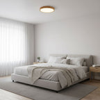 Valentina | Flush Mount Ceiling Light | Nordic Wood, Round LED, 18W