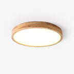Valentina | Flush Mount Ceiling Light | Nordic Wood, Round LED, 18W