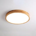 Valentina | Flush Mount Ceiling Light | Nordic Wood, Round LED, 18W