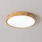 Valentina | Flush Mount Ceiling Light | Nordic Wood, Round LED, 18W