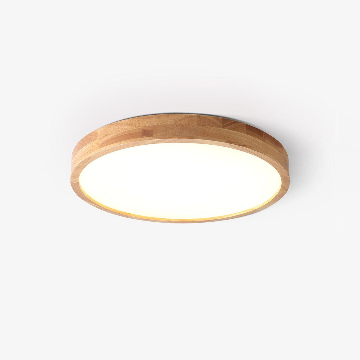 Valentina | Flush Mount Ceiling Light | Nordic Wood, Round LED, 18W