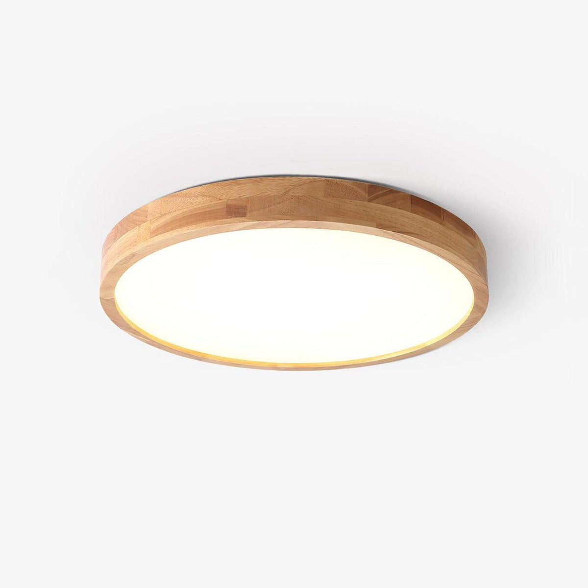 Valentina | Flush Mount Ceiling Light | Nordic Wood, Round LED, 18W