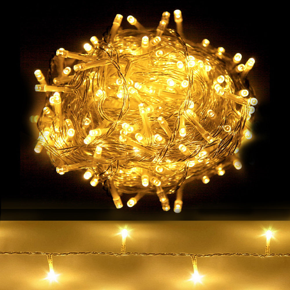 Christmas LED string lights 100M warm white 500 bulbs waterproof