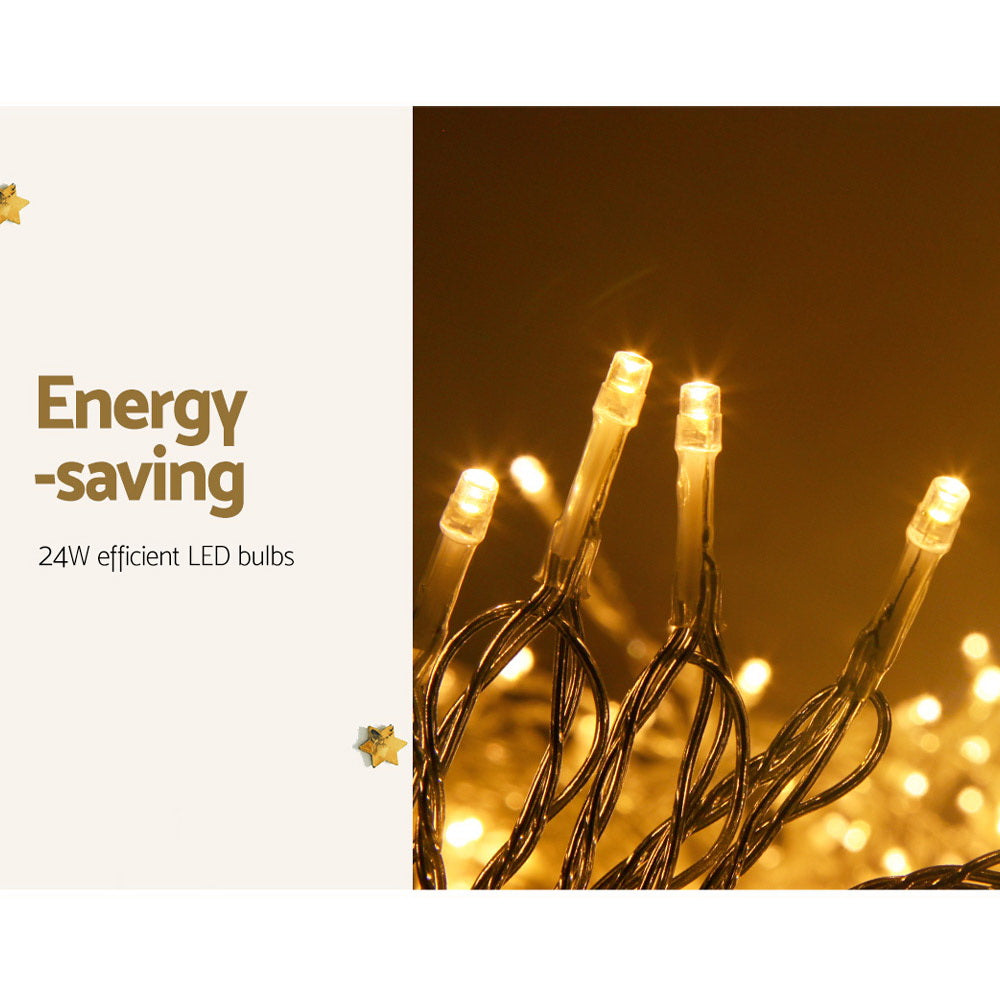 Christmas LED string lights 100M warm white 500 bulbs waterproof