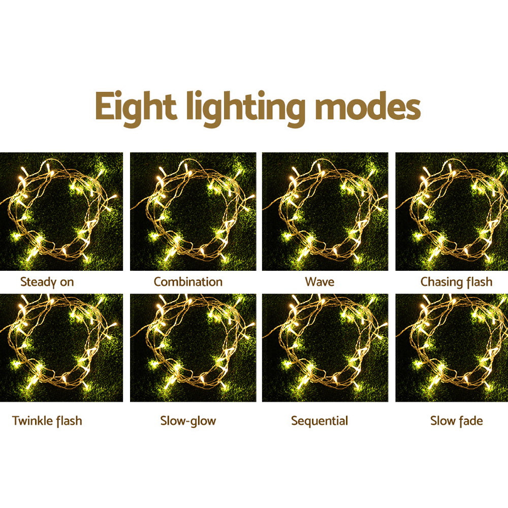 Christmas LED string lights 100M warm white 500 bulbs waterproof