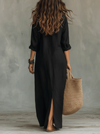 Jolie | Maxi Dress | Button-Down, Relaxed Fit, All-Day Wear