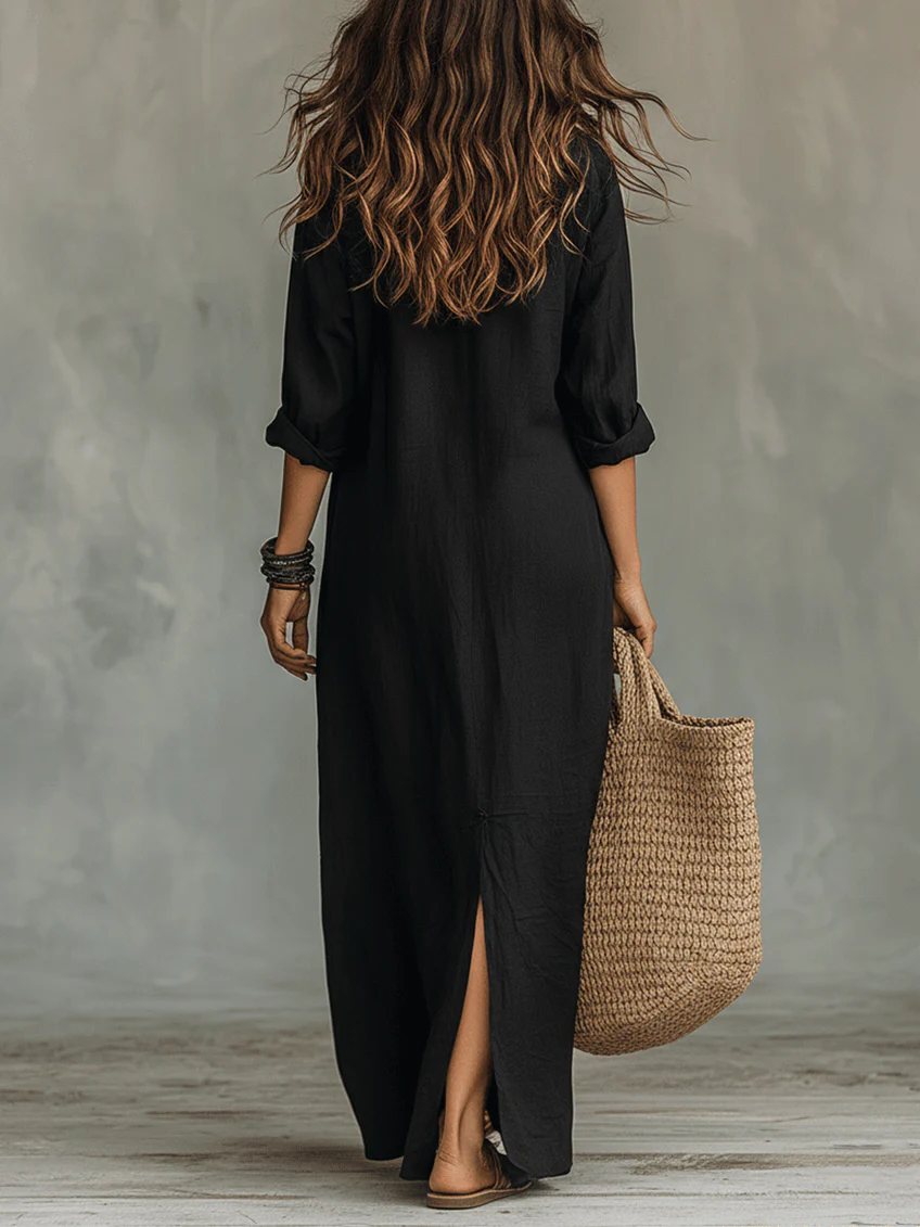 Jolie | Maxi Dress | Button-Down, Relaxed Fit, All-Day Wear