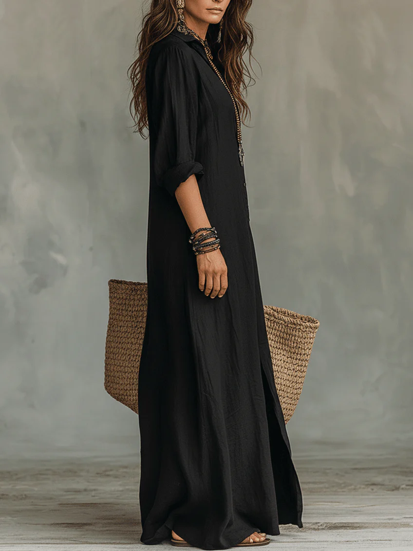 Jolie | Maxi Dress | Button-Down, Relaxed Fit, All-Day Wear