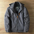 Men Waterproof Rain Jacket Hooded Lightweight