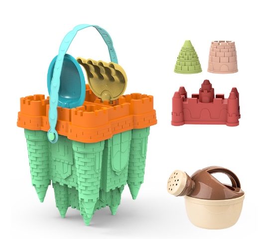 Pearl | Beach Sand Castle Play Set | Kids Outdoor Toy | Bucket & Mold Kit