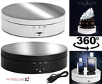 Anouk | Rotating Display Stand | 360° Electric Turntable | USB, 3 Speeds