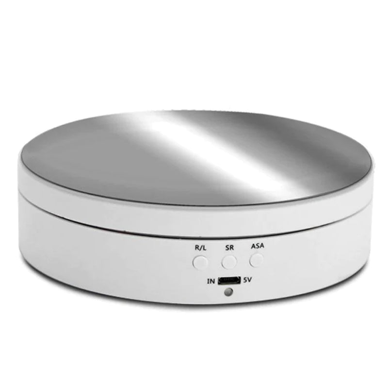 Anouk | Rotating Display Stand | 360° Electric Turntable | USB, 3 Speeds