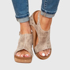 Ivy | Orthopedic Sandals for Women | Cushioned, Adjustable Buckle | Wedge