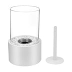 Fleur | Oil Lamp | Decorative Ethanol Flame Lamp | Metal & Glass, Indoor & Outdoor