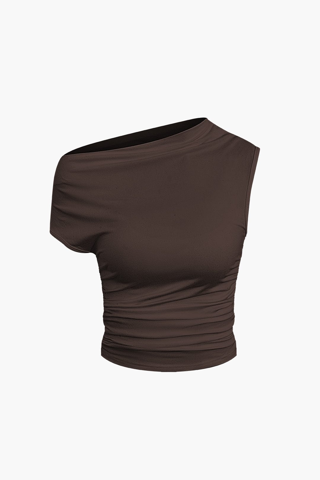 Jade | Two-Piece Set | One-Shoulder Top & Draped Mini Skirt | Women's