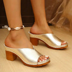 Women Orthopedic Sandals Thick Heel