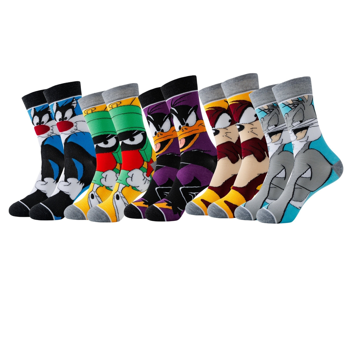 Galia | Cartoon Socks Set | Fun Character Designs | Polyester, Ankle