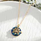 Faline | Evil Eye Necklace | Women's Protection Amulet | Silver & Blue